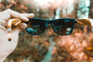 gafas en otoño